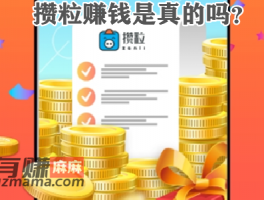 攒粒赚钱是真的吗？