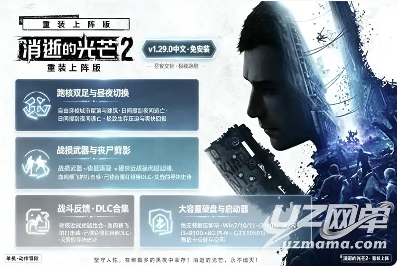 详细阅读:《消逝的光芒2:重装上阵版》v1.29.0 官方中文版:末日跑酷生存史诗,人类最后的堡垒等你守护 《消逝的光芒2:重装上阵版》v1.29.0 官方中文版:末日跑酷生存史诗,人类最后的堡垒等你守护