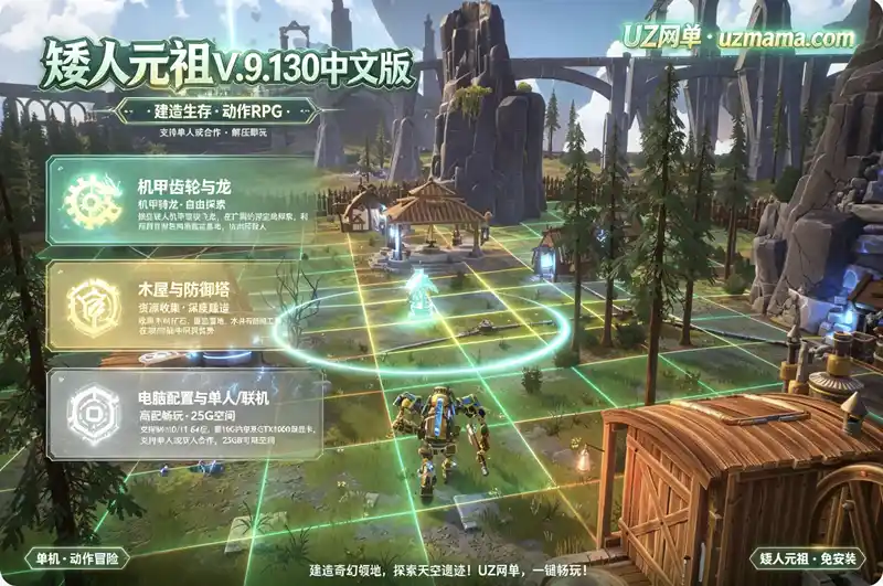 详细阅读:《矮人元祖》V0.9.130 官方中文免安装版:驾驶机甲翱翔天际,在破碎世界中建造生存 《矮人元祖》V0.9.130 官方中文免安装版:驾驶机甲翱翔天际,在破碎世界中建造生存