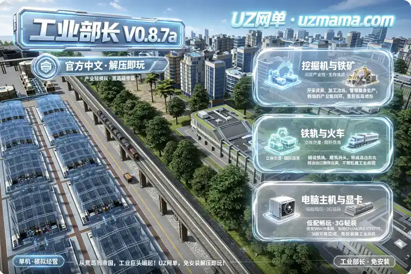 详细阅读:《工业部长》V0.8.7a 官方中文免安装版:在孤岛上白手起家,从零开始建造工业帝国 《工业部长》V0.8.7a 官方中文免安装版:在孤岛上白手起家,从零开始建造工业帝国